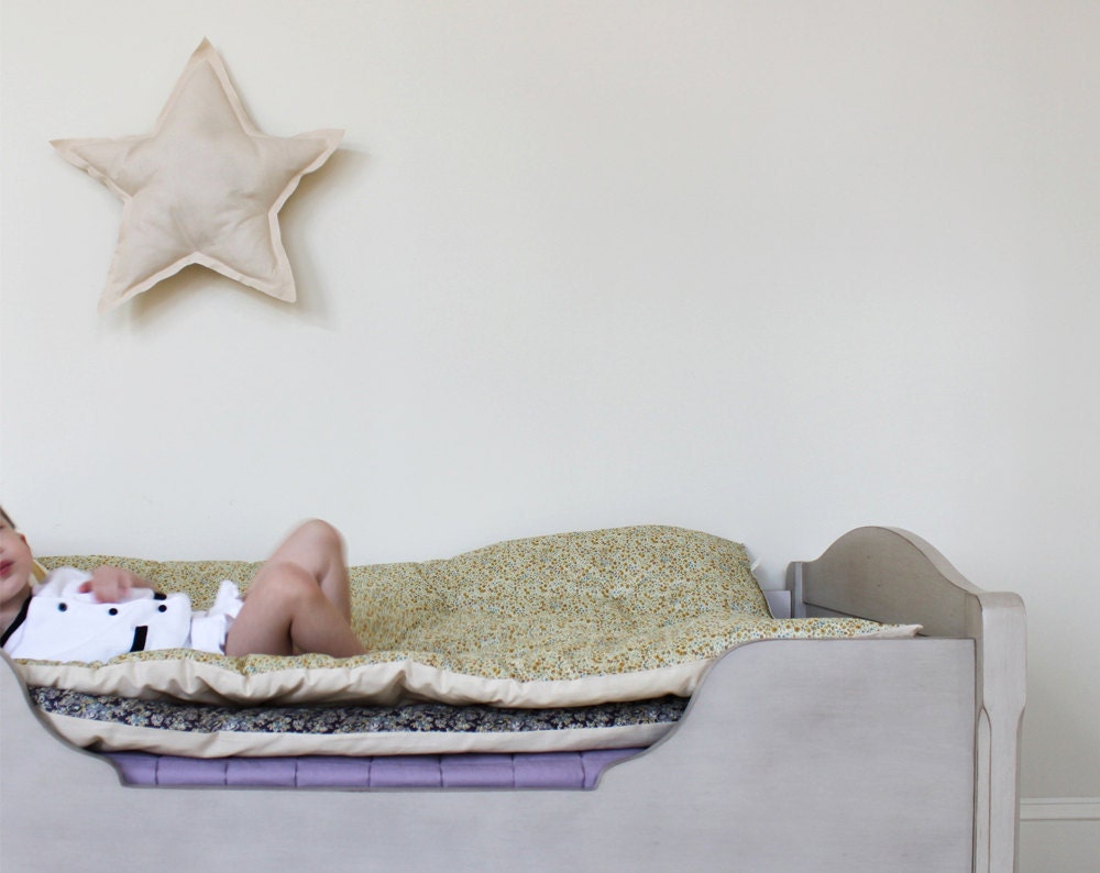 Star shaped Pillow or cushion - cream, soft cotton