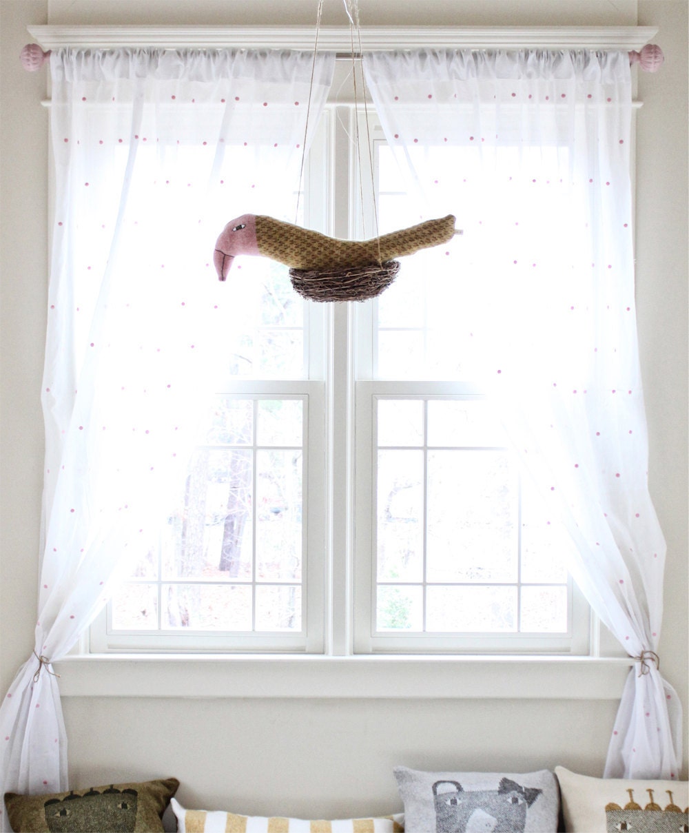 Yellow BIRD in boots knitted toy