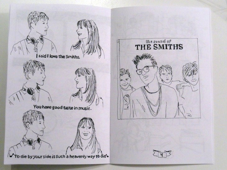 Comic Book 500 days of summer zooey deschanel - Book/ zine illustrations.