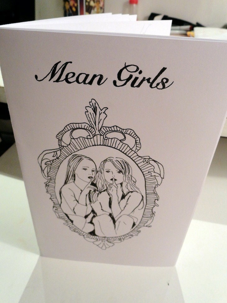 Mean Girls - Book/ zine illustrations.