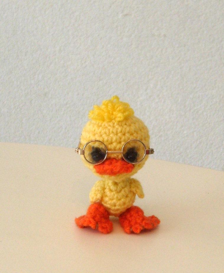 Artist bear, collectible, one-of-a-kind amigurumi, teddy bear, duck