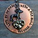 Life is Merrier Handstamped Keychain