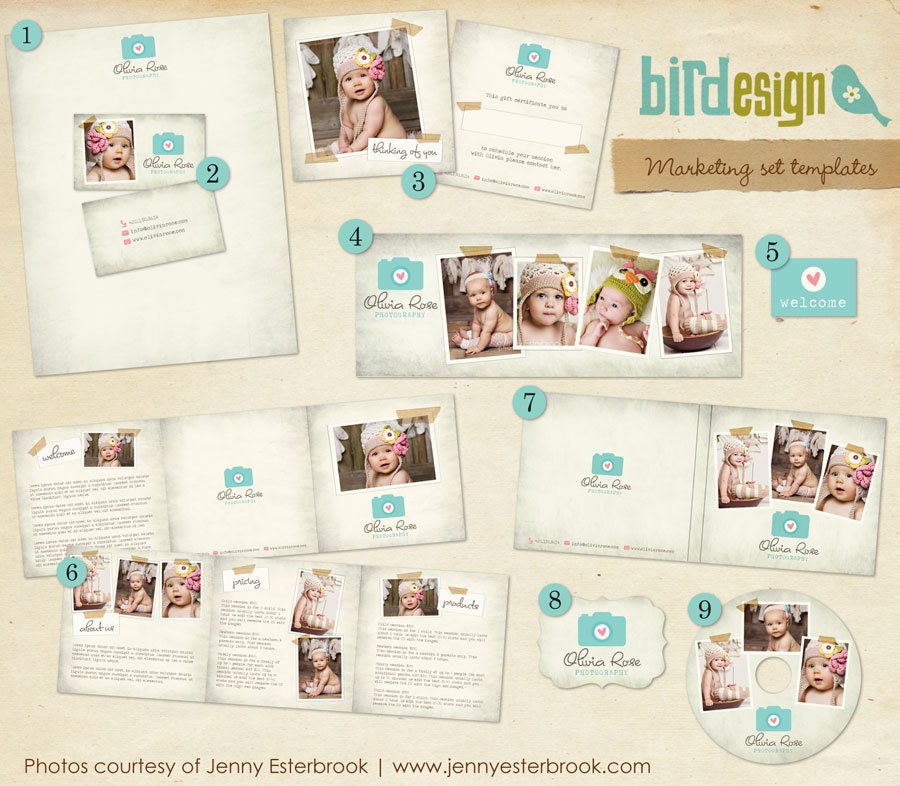 Pre-made Marketing Set - Olivia Rose - E355