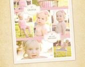 INSTANT DOWNLOAD - Blog Boards & 16x20 Collage Template - E416