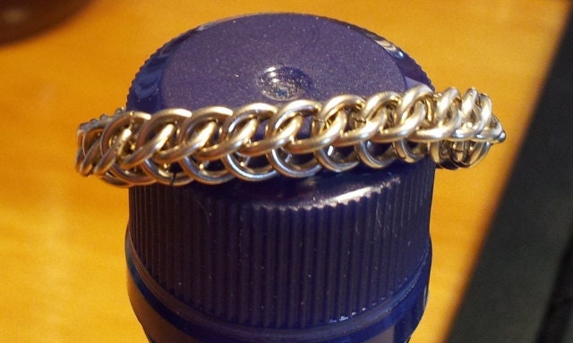 White Gold Half Persian 3-1 Ring