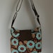 Cross Body Messenger Tote Bag Purse, Ready to Ship