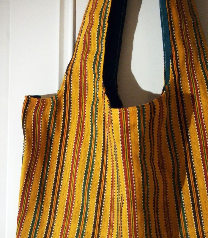 Stripes On Yellow Marketbag