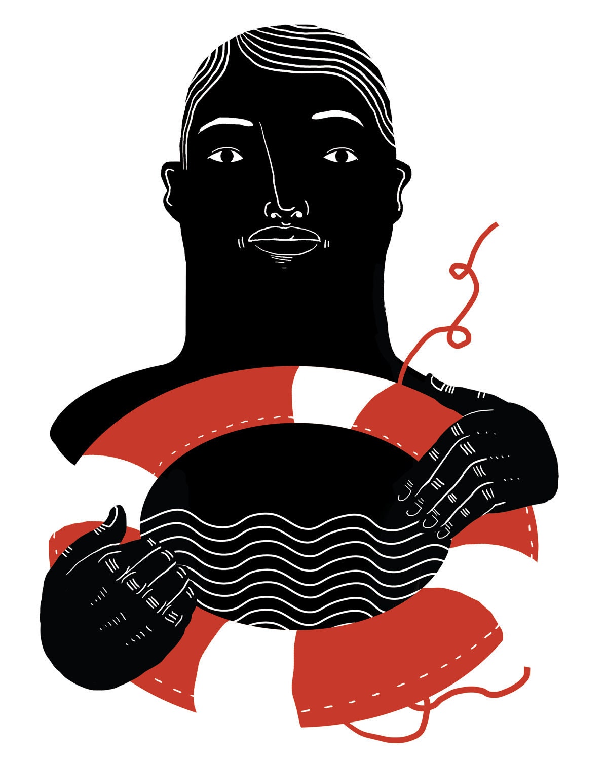 Life Guard (Silkscreen Print)