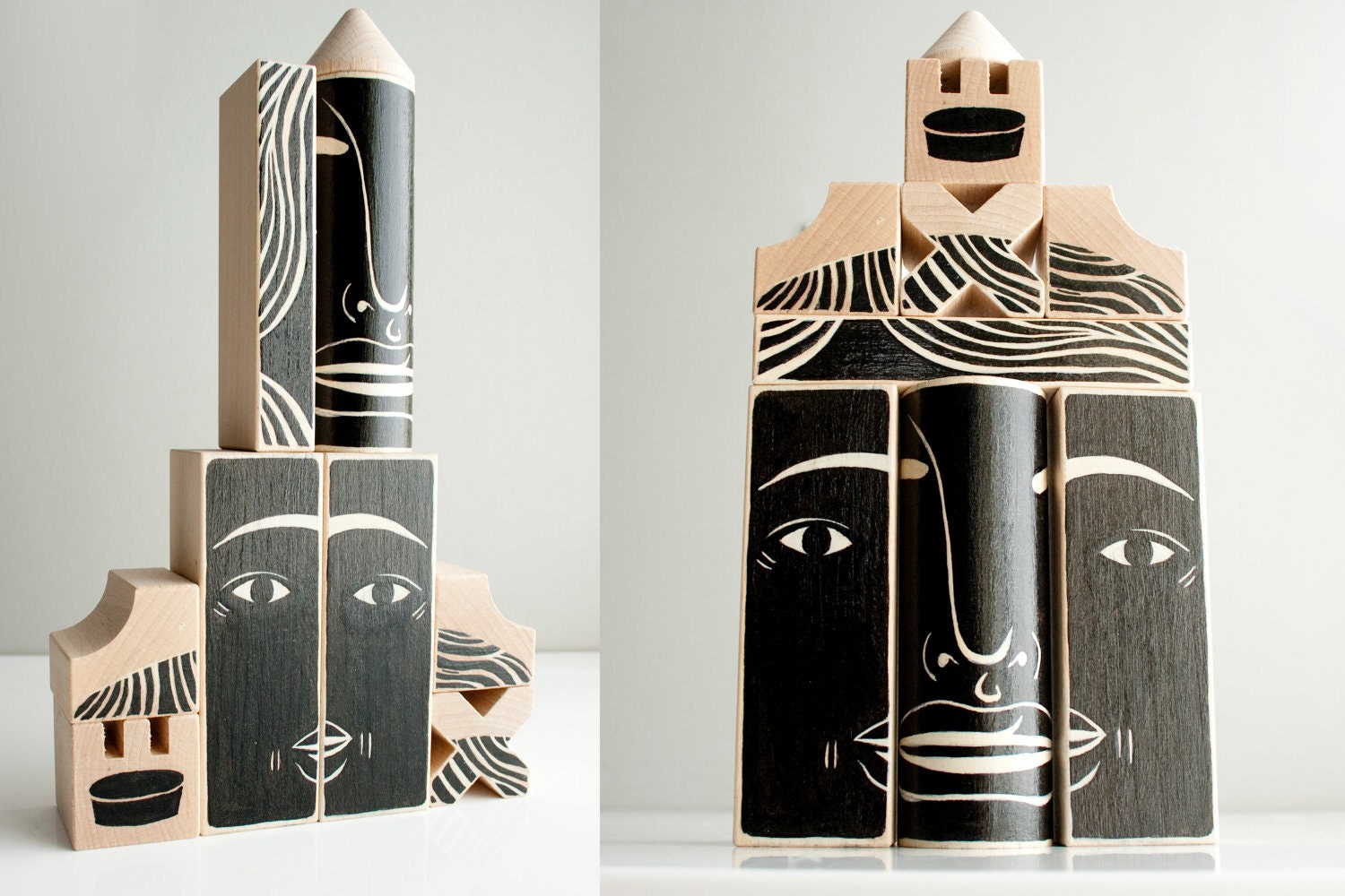 Phalanx (Wood Sculpture) Set D