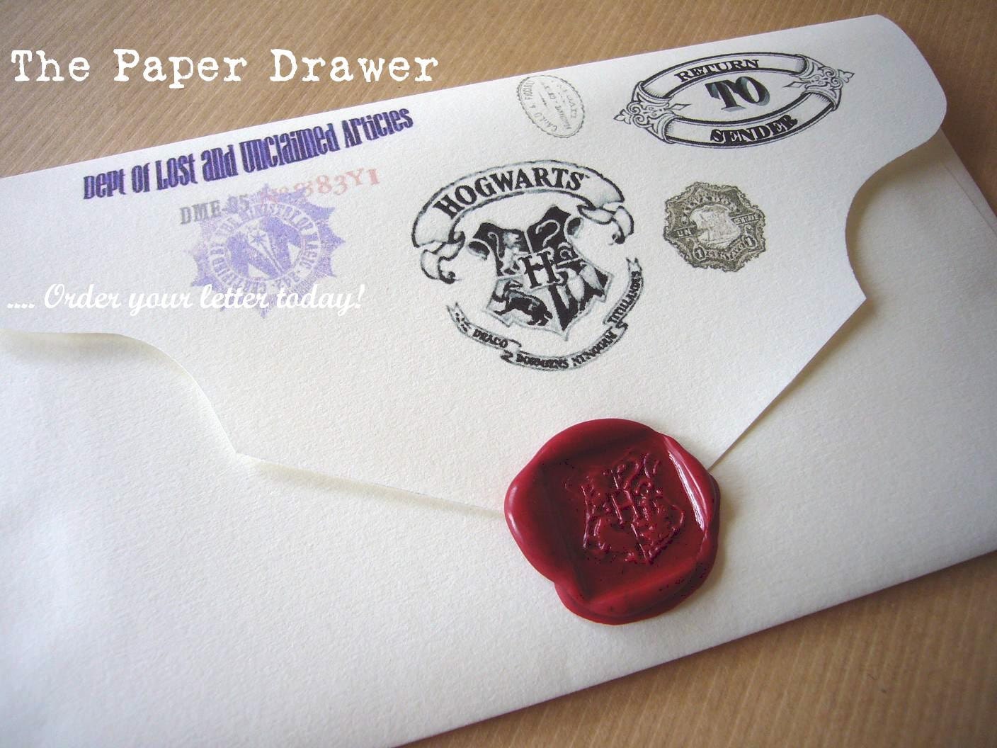 Lost Hogwarts Acceptance Letter New Sript