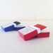Old pencil leads blue and red