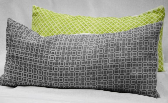 Linen Pillow Black Grey White
