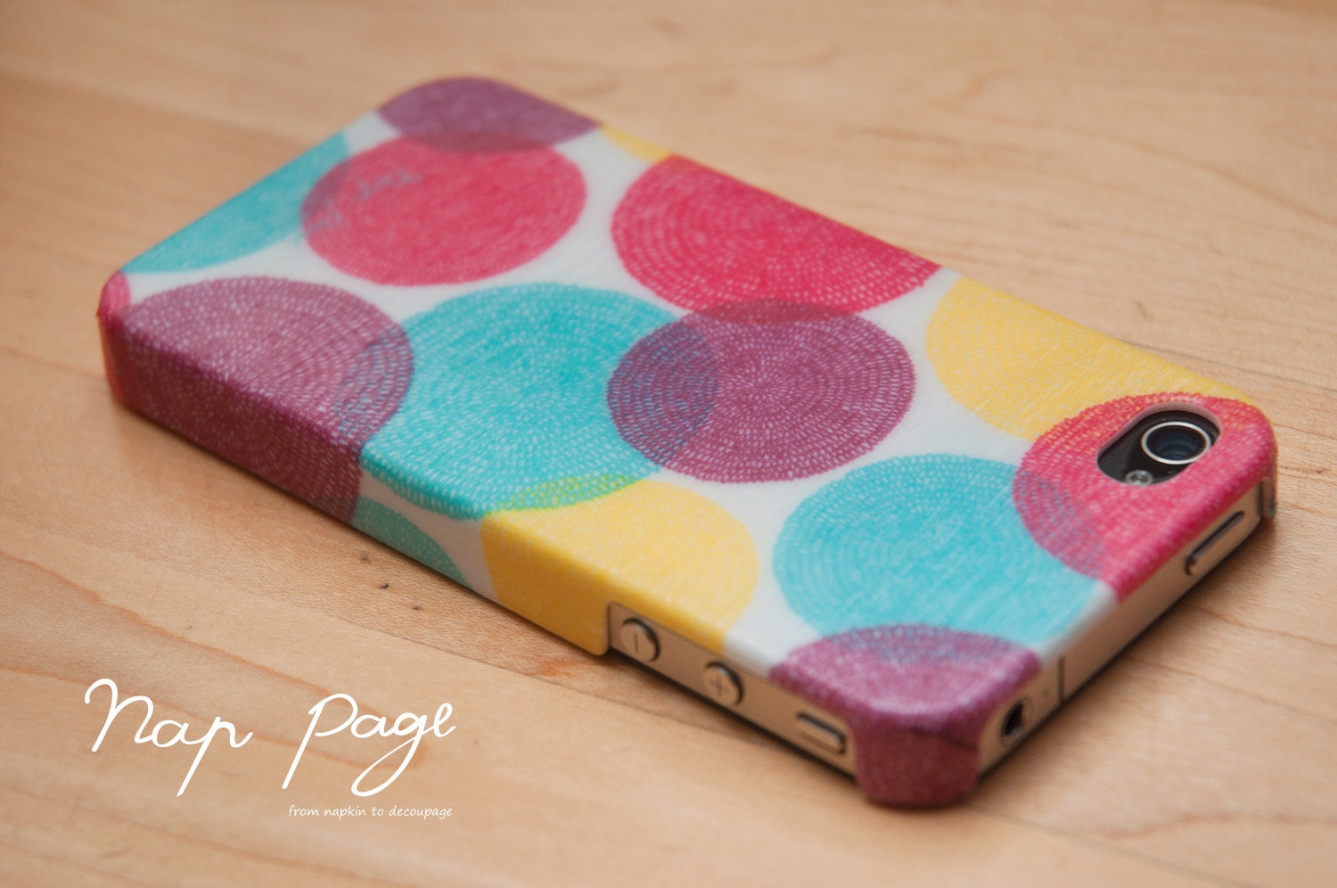 Apple iphone case for iphone iPhone 5 iphone 4 iphone 4s iphone 3Gs : Colorful circle