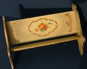 Edwardian Desktop Book Stand with A Highly Ornate Painted Design
