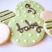 Sugar Cookies Iced Custom Baby Shower Cookie Favor