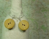 Vintage Button Bicycle Necklace