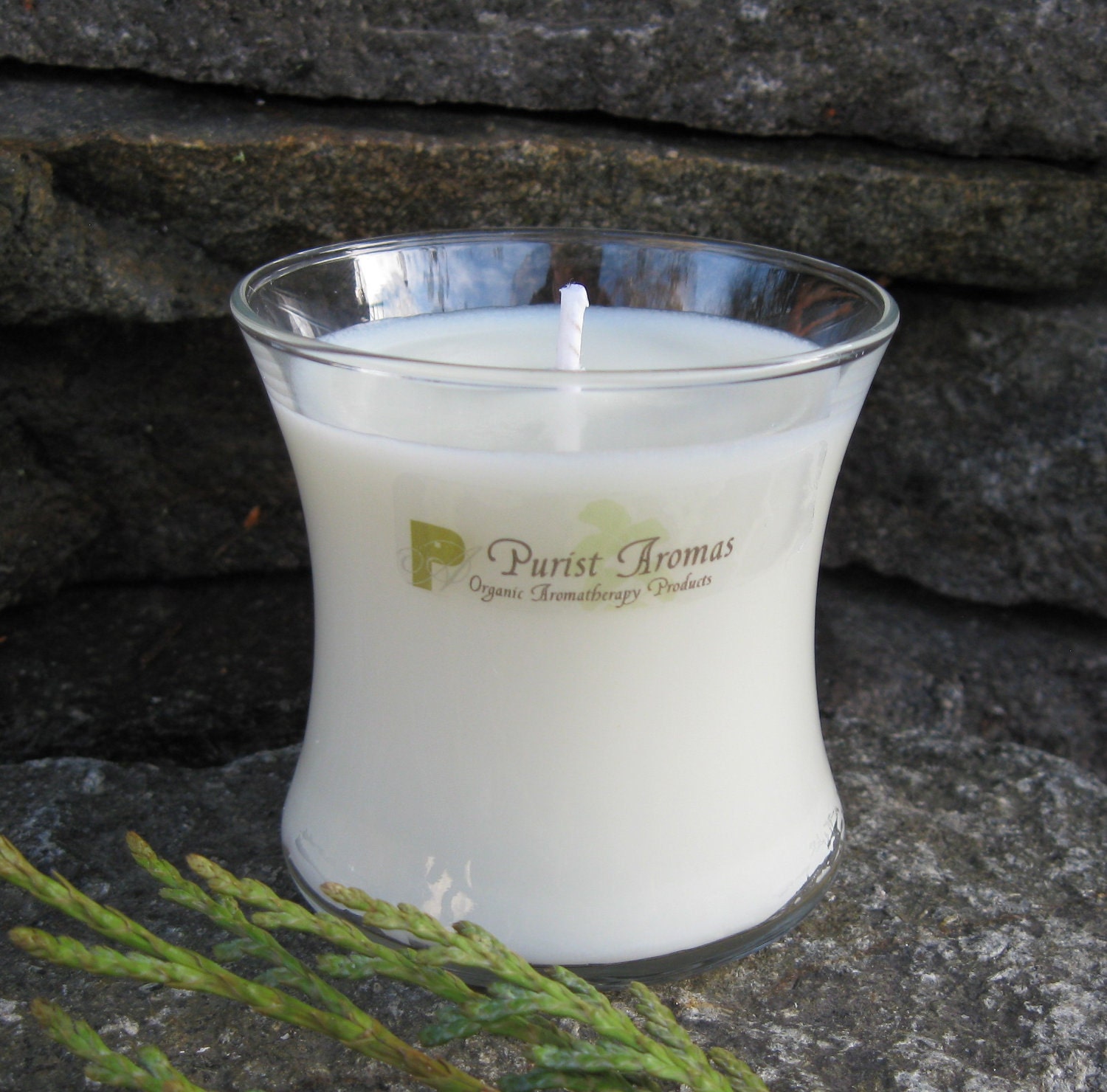 Aromatherapy Soy Candle, 100% Organic and All Natural, Scents, 'Seduction', 'Vanilla Cream', 'Evergreen Mist' and more. 3oz Interlude Jar