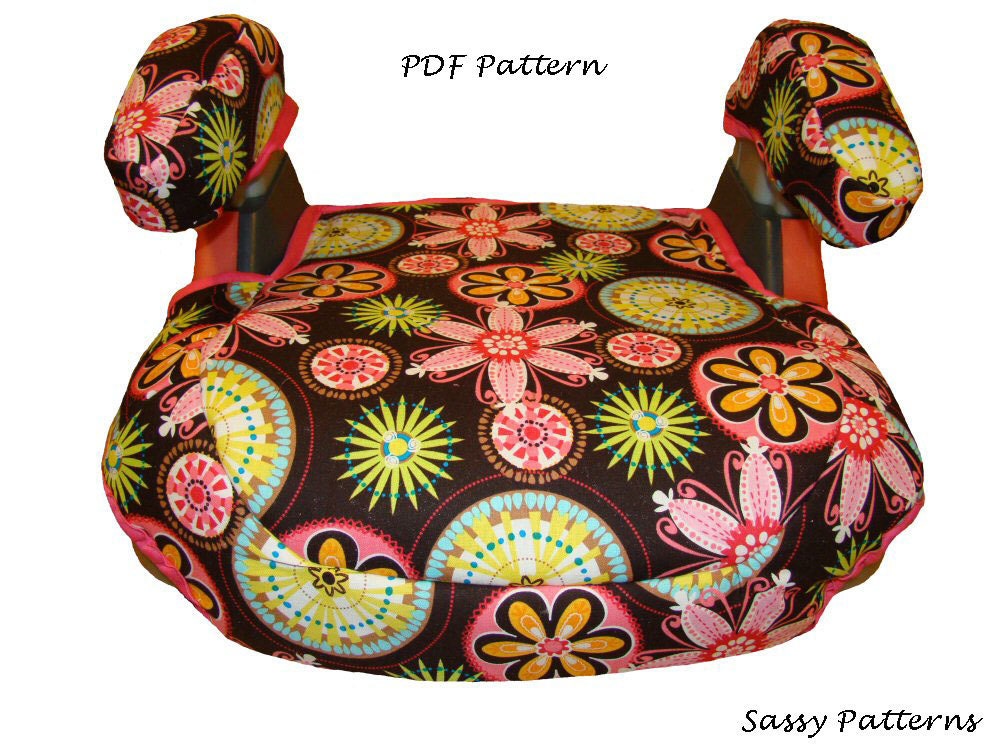 Booster Seat Cover Pattern-Toddler Seat Cover Pattern - PDF Pattern-Ebook Pattern - Instant Download