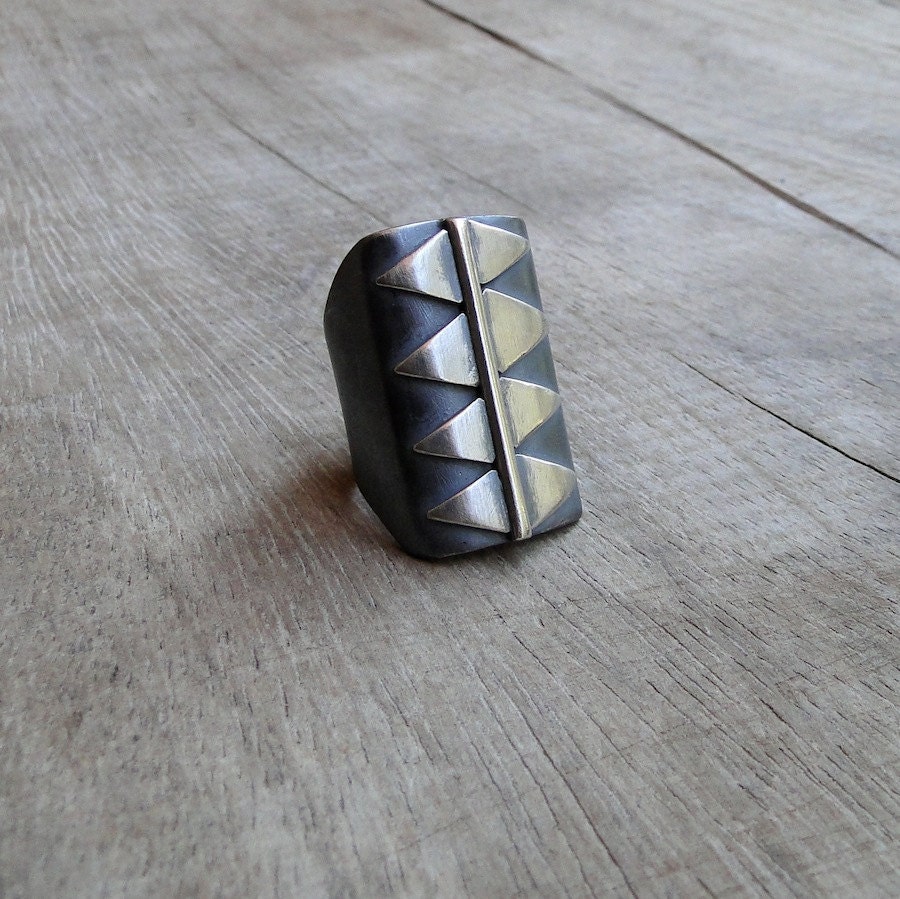 Adjustable Sterling Silver Prayer Ring