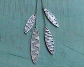 Four Season Sterling Silver Lariat Necklace