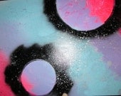 Discounted-Colorful Spray Painting, Space
