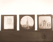 Antique Candle Lantern Slides