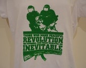 Radical Political Protest MLK/JFK quote - Those who make peaceful revolution - Women's tee