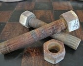 1940's Industrial Vintage Machine Bolts - From Lake Havasu - Parker Dam in CA