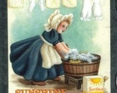 LAUNDRY  Sign Sunshine Soap  Retro Primitive Country Laundry Room Wood Wall Decor FREE SHIPPING