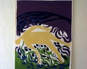 Creation of Man - part of the Genesis Series, Vintage 1967 poster by Osborn Woods
