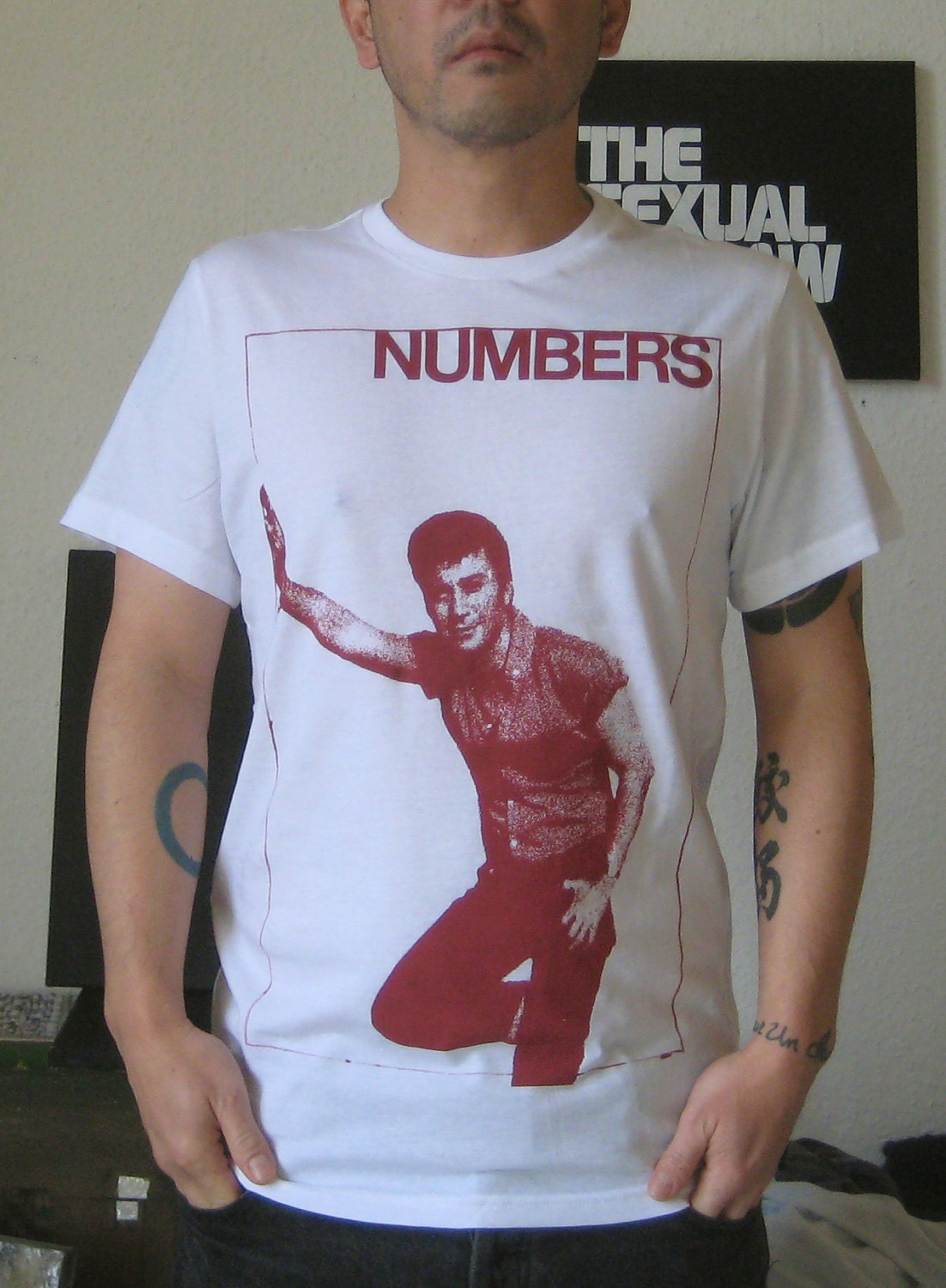 NUMBERS t-shirt Inspired by John Rechy