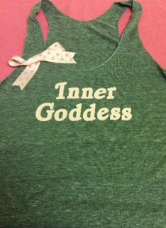 Fifty Shades of Grey Inspired Inner Goddess Racerback Tank