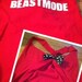 Red Beastmode Racerback Work-out Tank Top