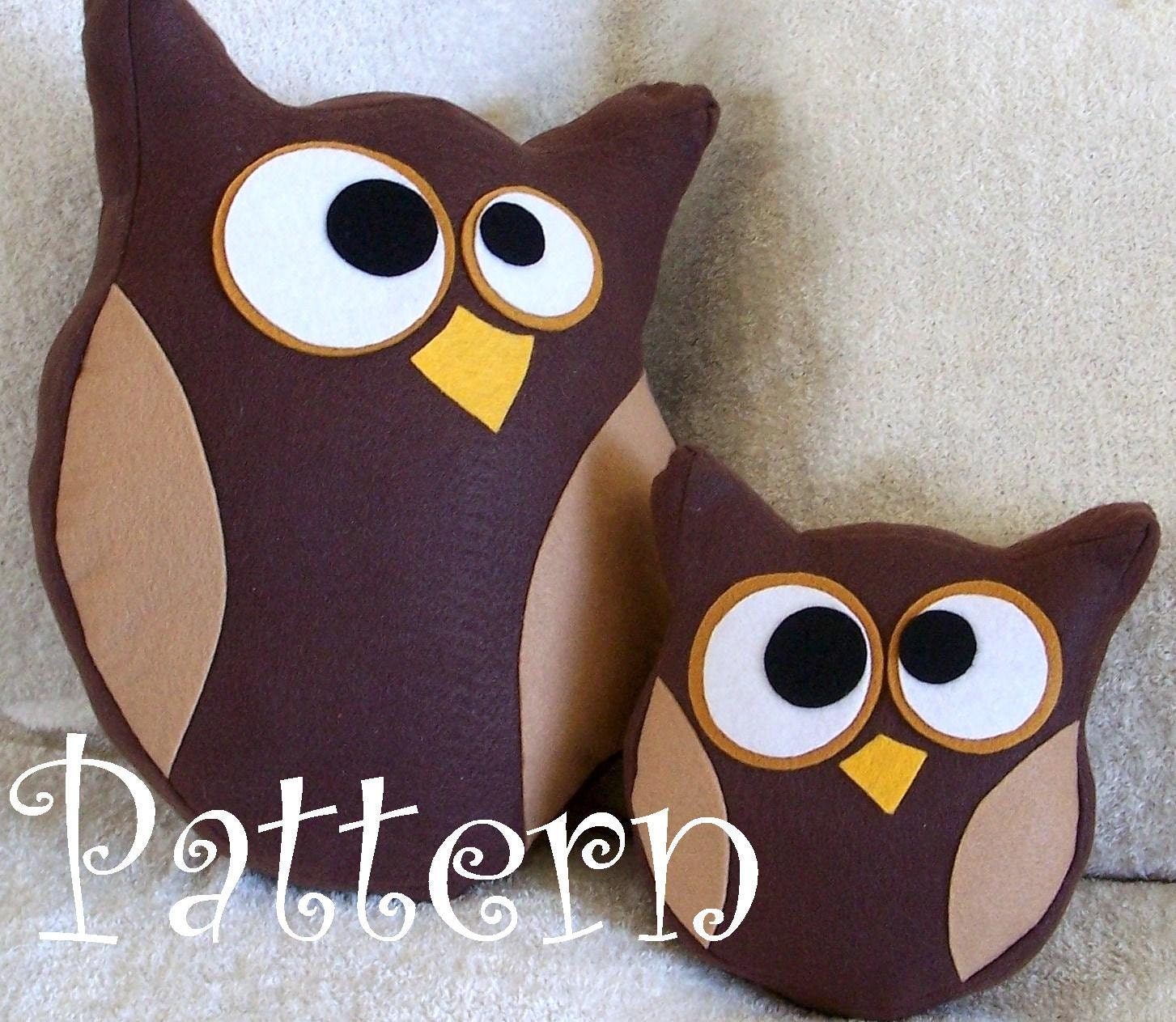 owl plushie pattern