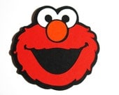 10 pack - Elmo die cut 5" -  embellishment, DIY tags/invitations/table decoration-