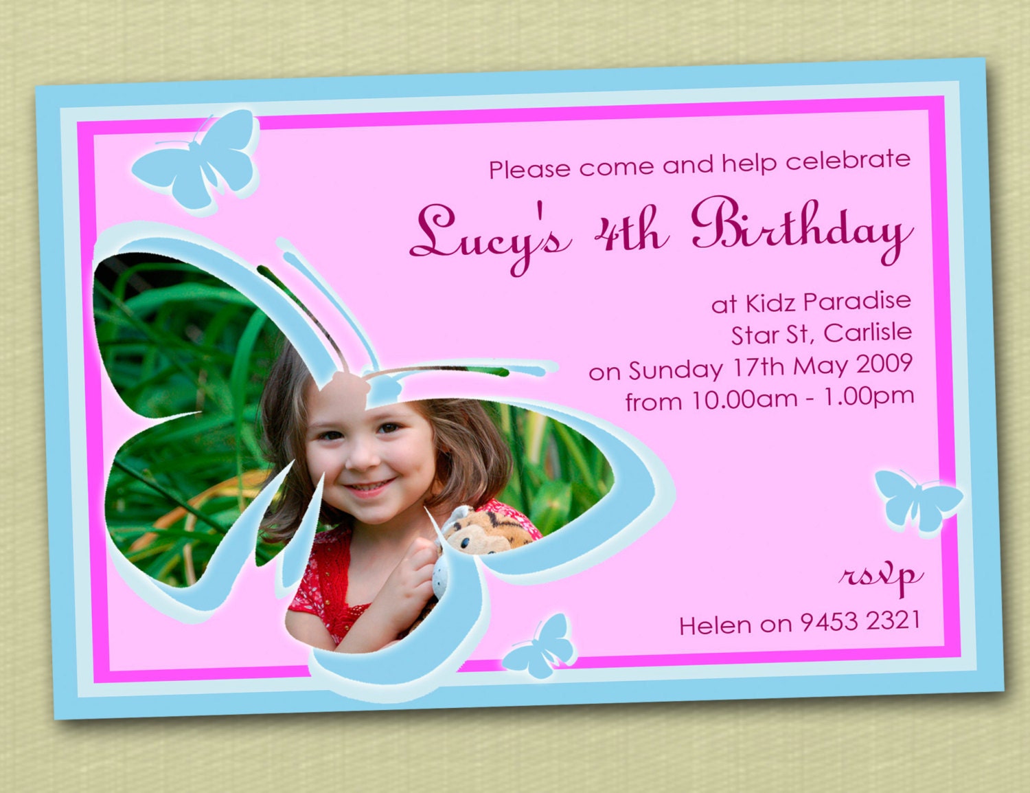 Butterfly Birthday Invitations - You Print Il_170x135