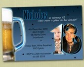 Personalised Birthday Invitations 18th 21st 30th 40th - You Print Il_170x135