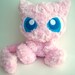 Pokemon Mew Plush Doll: Homemade, Unique, Minky Rose Faux-Fur