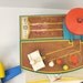 Fisher price Airport wtih Airplane and Little people toy vintage 1970 toy