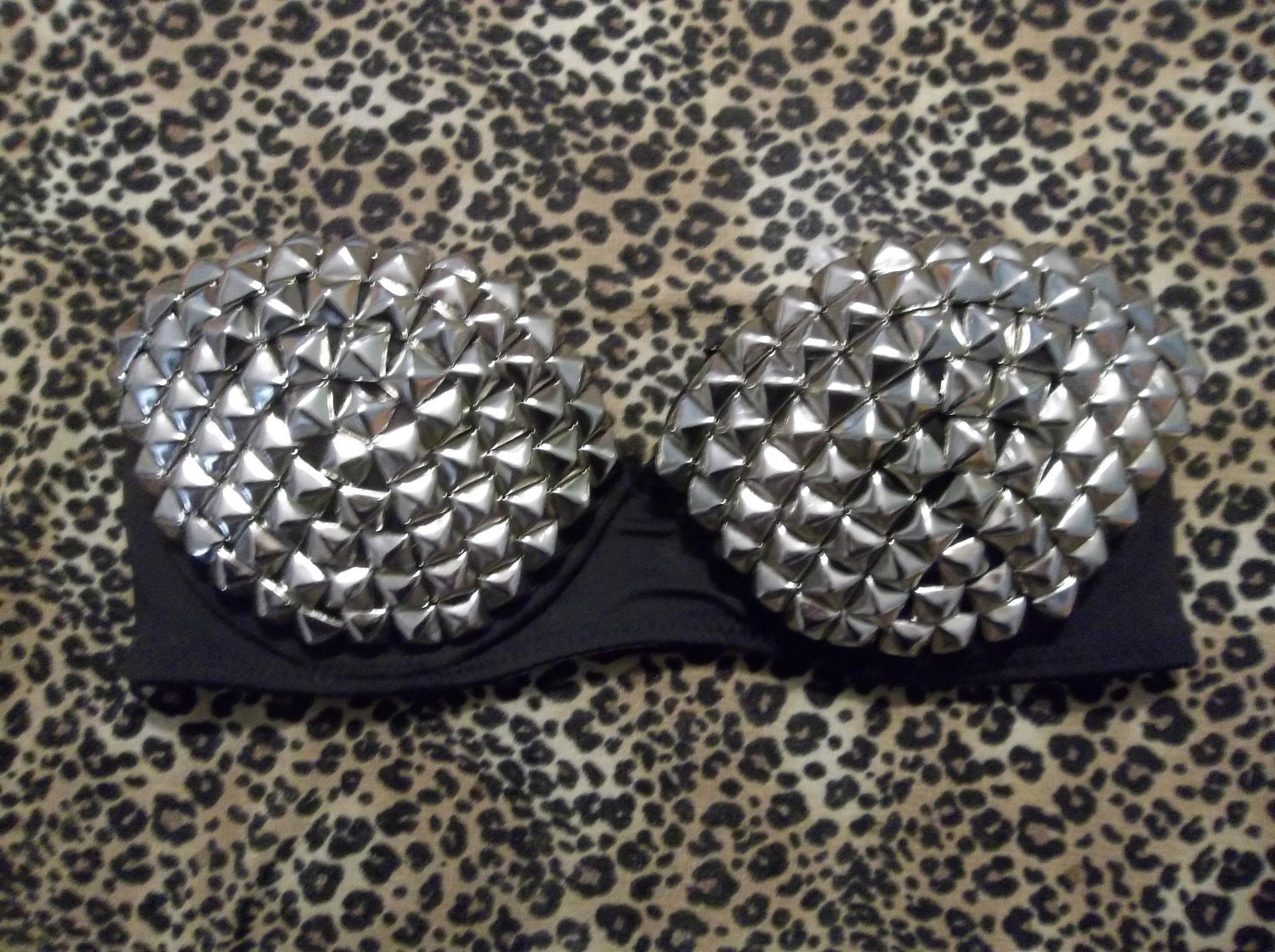 Fully Covered Studded Bra: Cup Sizes A & B