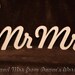 6" Wooden Mr and Mrs Photography prop, Wooden Alphabet Letters, DIY, Engagement, Wedding Decor, Wedding, Mr & Mrs