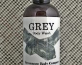 Nevermore Body Company Grey Body Wash Fifty Shades of Grey Linen, Sea Air
