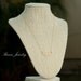 Gold Teardrop Necklace - Bridal Necklace - Organic Jewelry - Small Gold Pendant Necklace