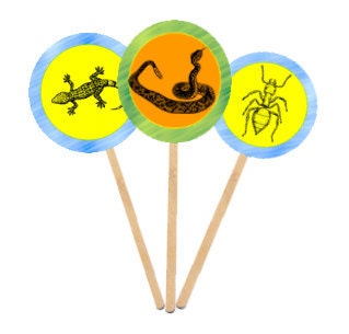 Cool Critters Cupcake Toppers & Wrappers Set Il_170x135