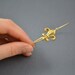 Fleur De Lis bangle bracelet , Gold bangle, Gold bracelet, French Bracelet
