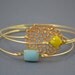 Gold Bangle, Gold Bracelet, Wire Bangle, Flower Bracelet, Gold Bangle, Gold Bracelet, Bridal bracelet, Stackable Bangles, Mums.