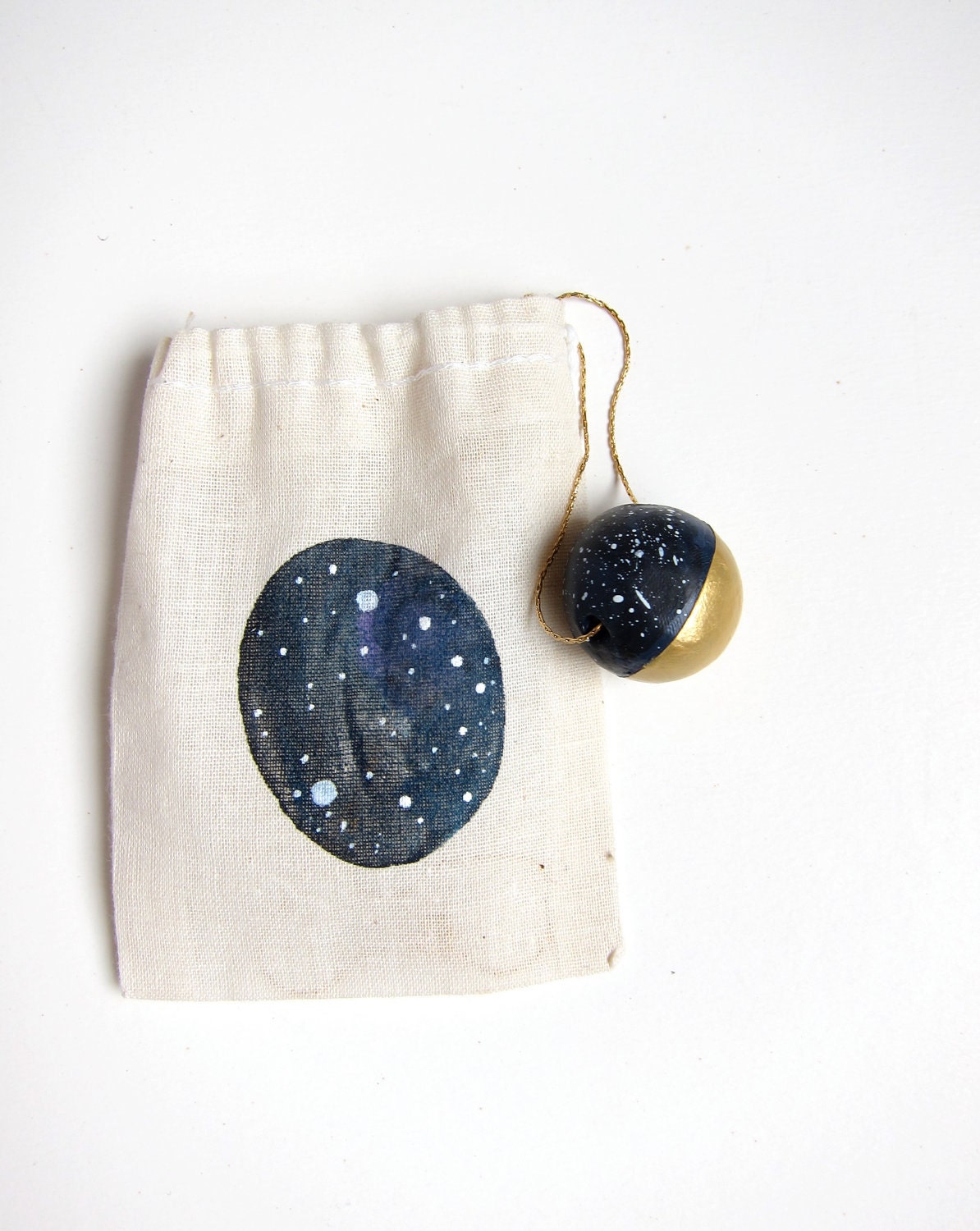 Constellation necklace - night sky - stars - gold dipped - astrology print - gift set - zodiac - navy black gold white - charity