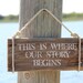 Wedding Sign from Reclaimed Wood- This is Where Our Story Begins