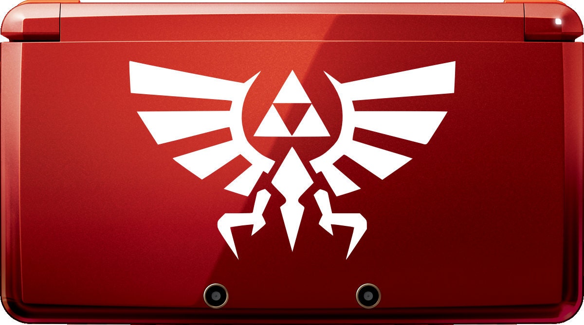 Vinyl Decal - Zelda Triforce Inspired Decal for Nintendo 3DS, macbook, etc...