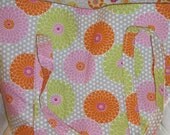 Flower print re useable shopping bag